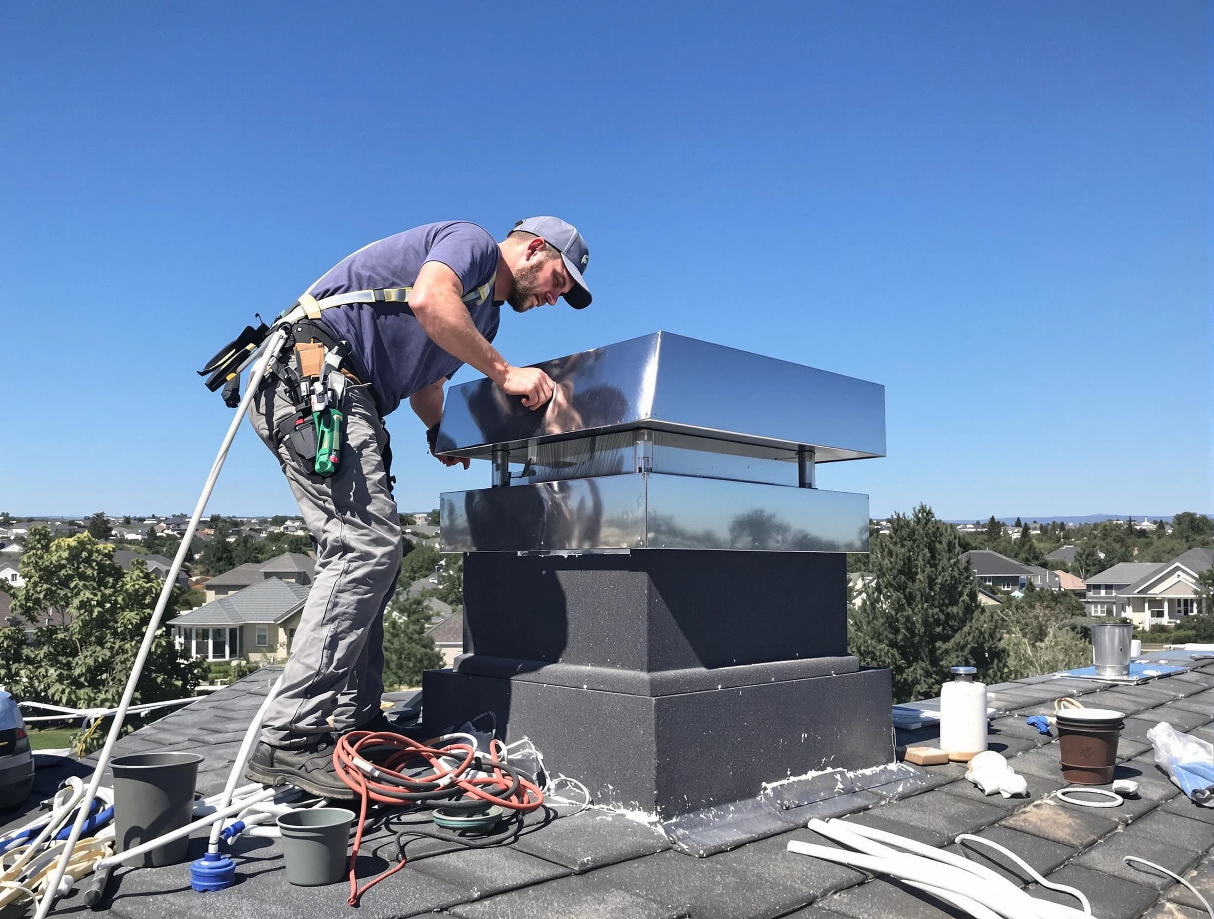 Chimney Cap Services service in Chelsea, MA